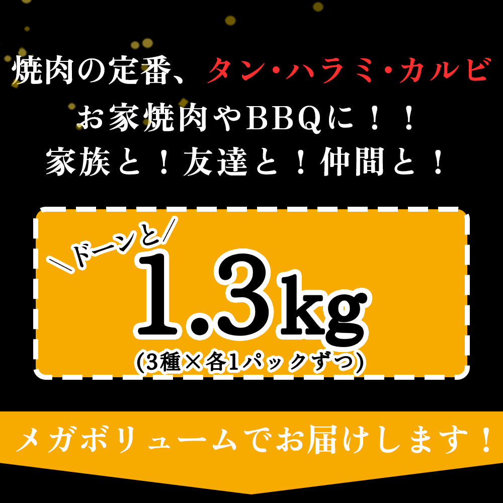 【バレンタイン早割セール15％OFF！2/9迄】焼肉 | NikujU焼肉セット | 1.3kg