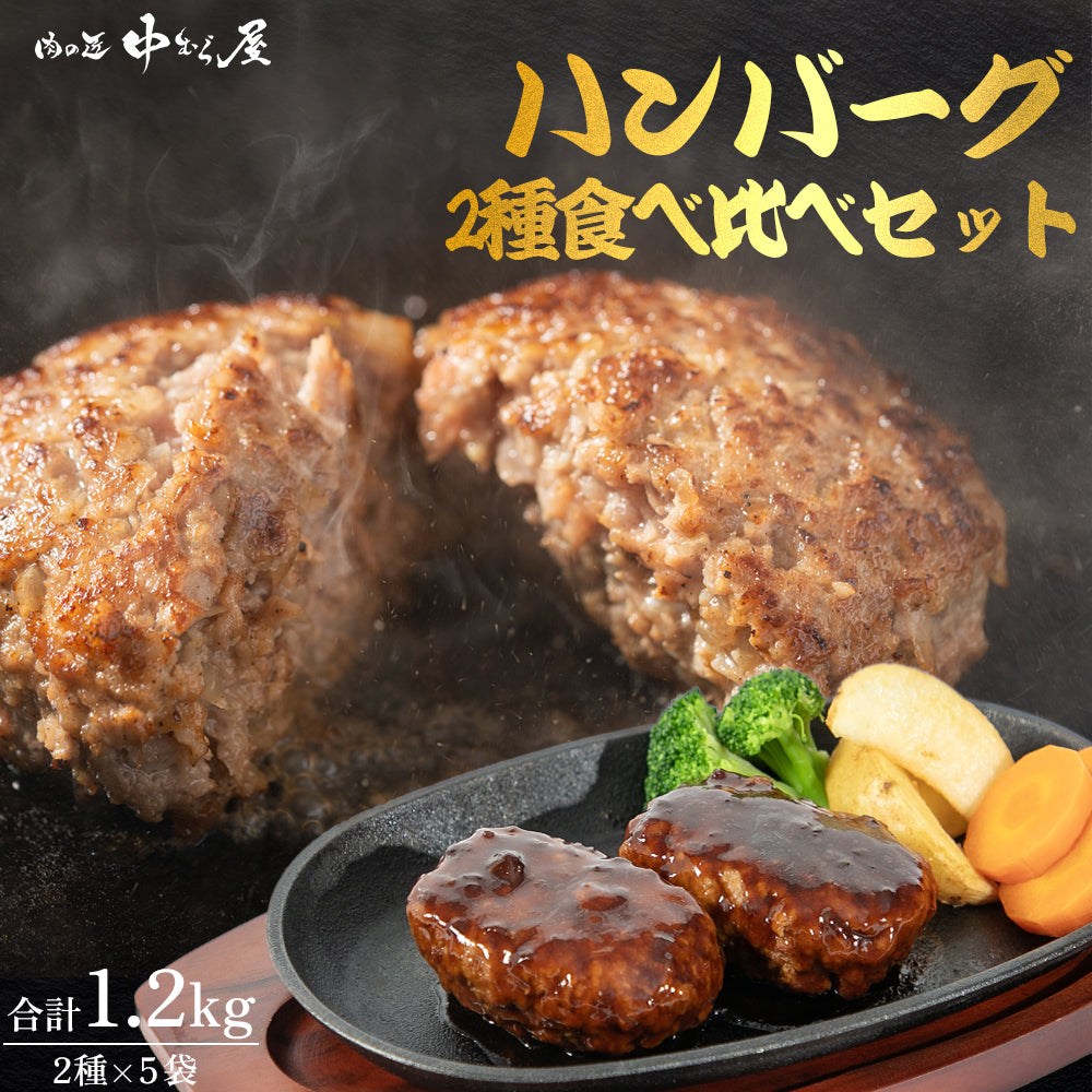 2種ハンバーグ食べ比べセット 10個