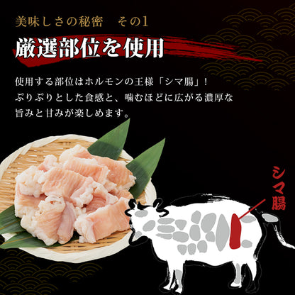 たっぷり牛ホルモン にんにく塩味 500g×1pc