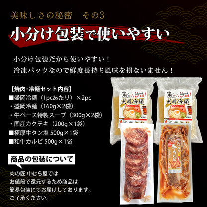 焼肉・冷麺セット 4食入
